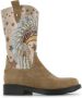 Shoesme Nw22w006 Cowboylaarzen Western Laarzen Meisjes Cognac - Thumbnail 2