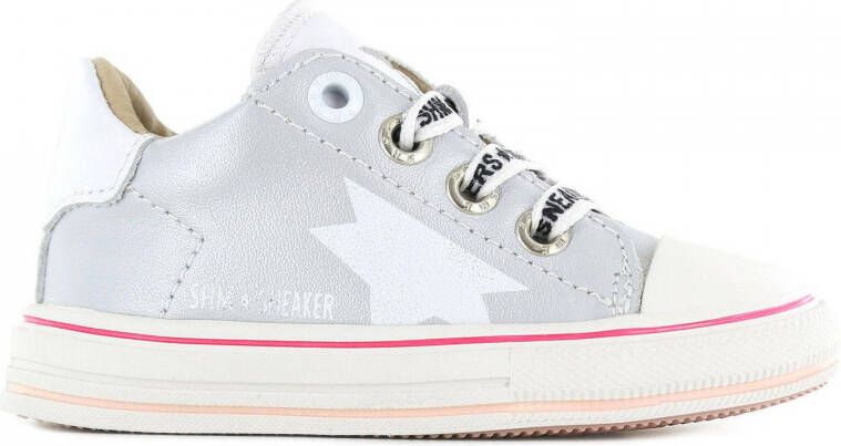Shoesme Sneakers | Meisjes | Silver | Leer