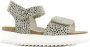 Shoesme RA22S068-A leren sandalen met dierenprint beige Leer Dierenprint 26 - Thumbnail 1