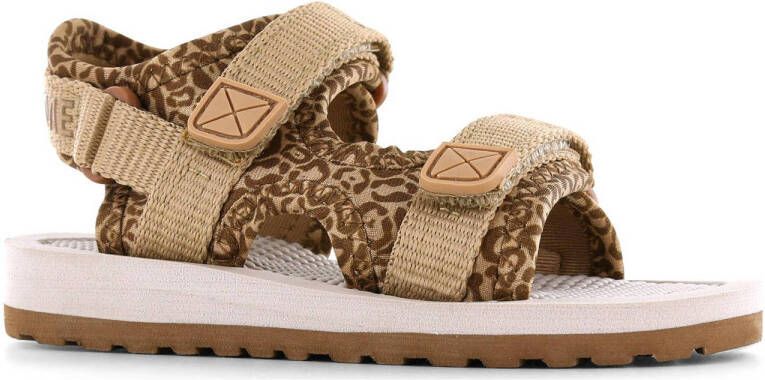 Shoesme sandalen met panterprint beige Meisjes Textiel Panterprint 20