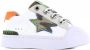 Shoesme SH22S011 A leren sneakers met camouflageprint wit - Thumbnail 2