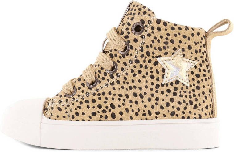 Shoesme Sneakers | | Beige Dots | Leer