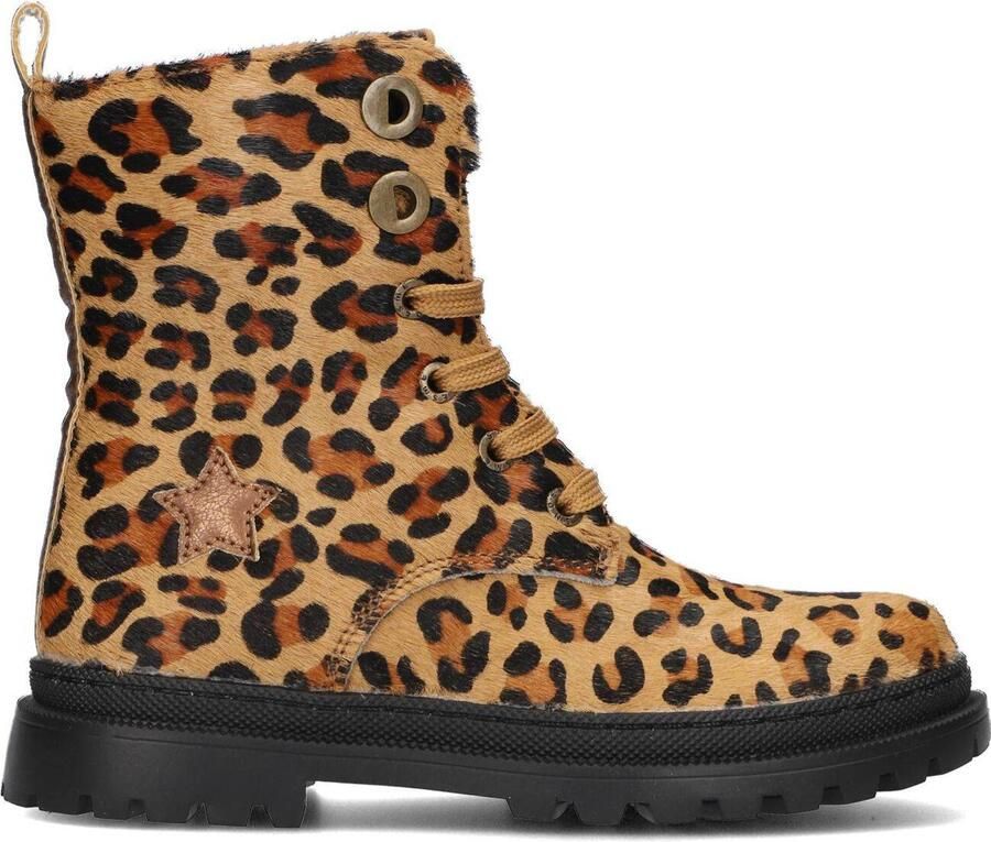 Shoesme Nt23w004 Veterboots Laarzen Met Veters Meisjes Camel - Foto 2