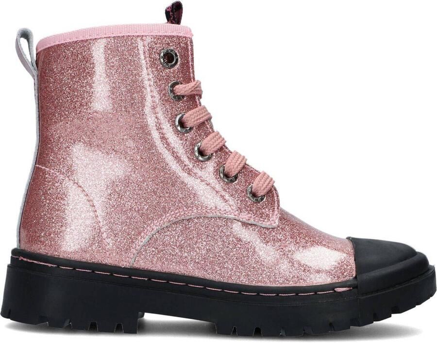 Shoesme veterboot Veterschoenen Meisje roze