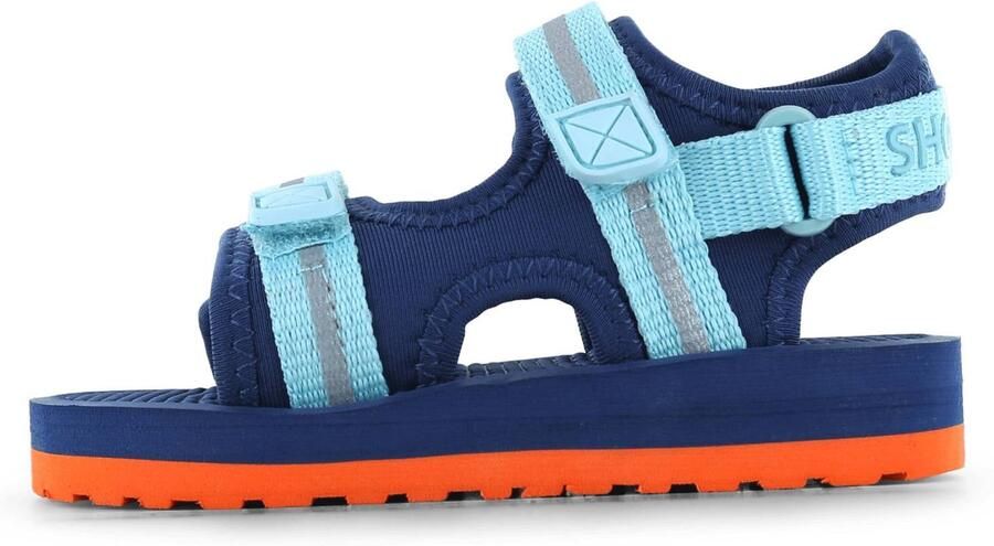 Shoesme Donkerblauw Lichtgewicht Sandaal Sandalen Kind Jongens BLUE ORANGE Spandex