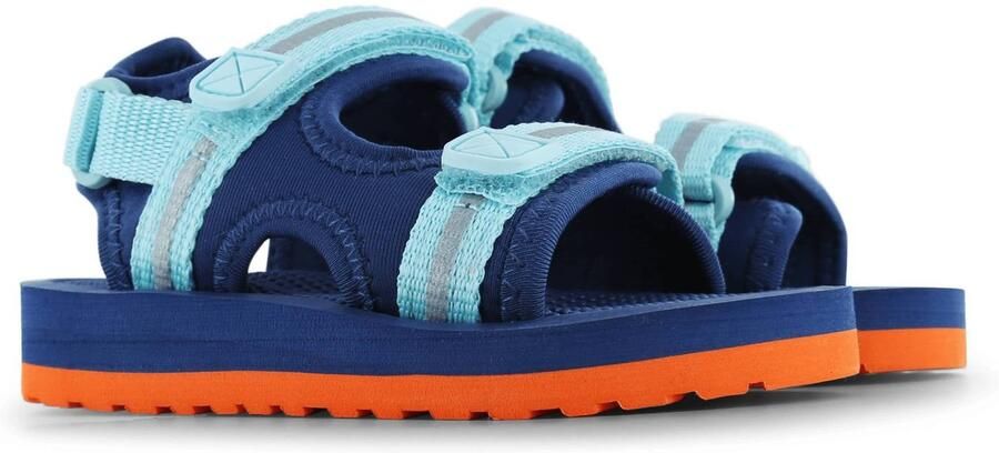 Shoesme Donkerblauw Lichtgewicht Sandaal Sandalen Kind Jongens BLUE ORANGE Spandex - Foto 2