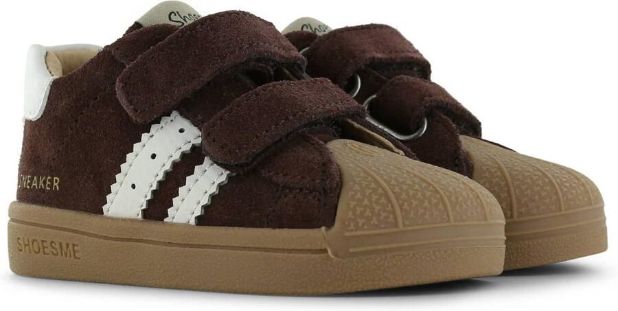 Shoesme donkerbruin sneakertje