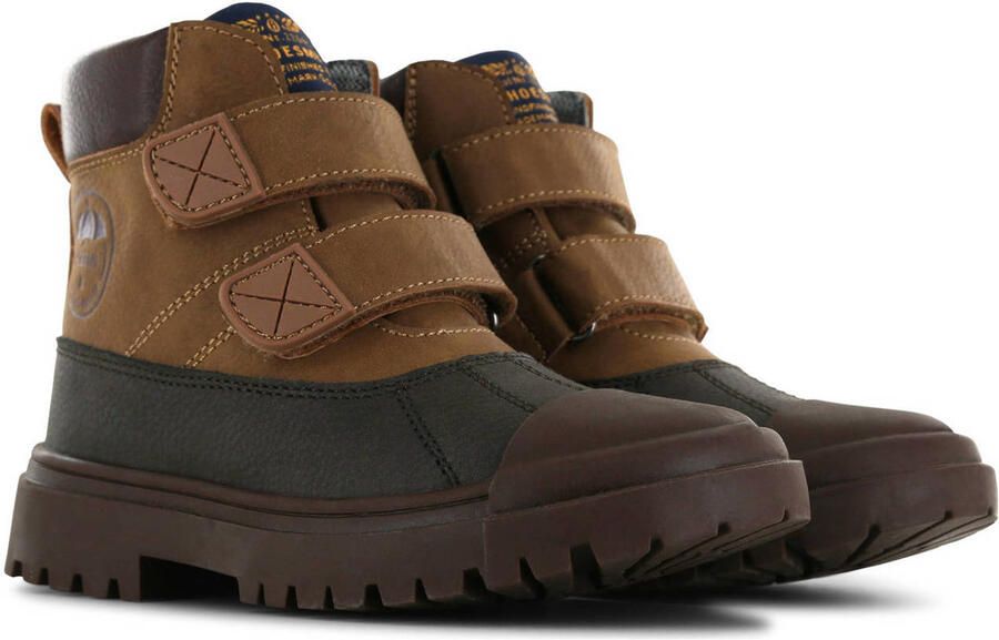 Shoesme Klittenbandschoenen Jongens Cognac Water-Proof membraan