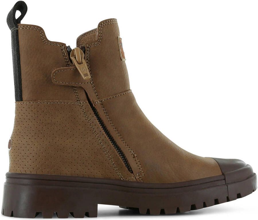 Shoesme Enkelboots Meisjes jongens Cognac Leer - Foto 3