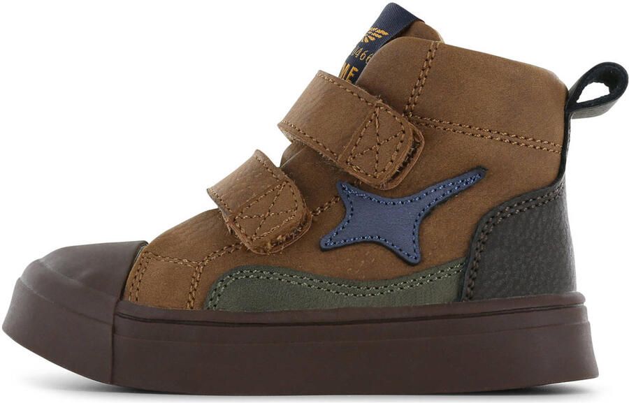 Shoesme Sh24w041 Sneakers Leren Sneaker Jongens Cognac