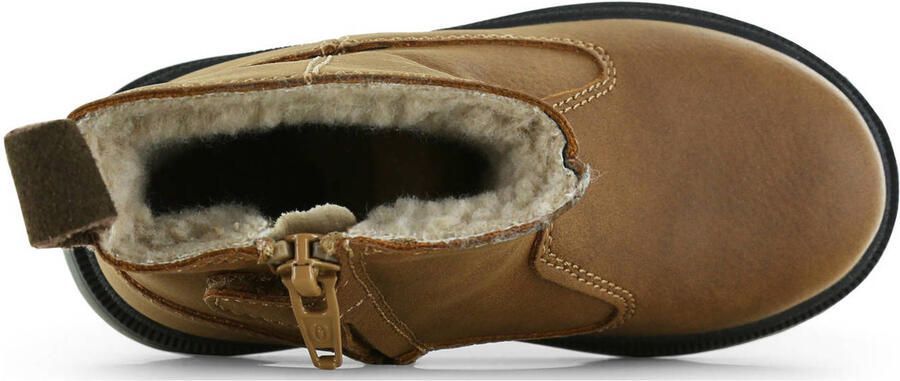 Shoesme leren enkelboots cognac - Foto 3