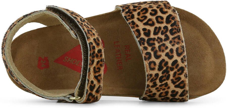 Shoesme leren sandalen bruin panterprint - Foto 2