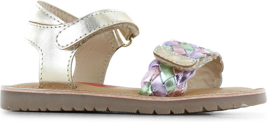 Shoesme leren sandalen goud