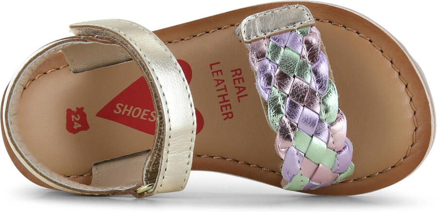 Shoesme leren sandalen goud - Foto 2