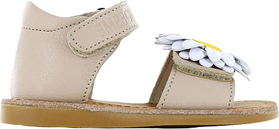 Shoesme Taupe Sandaal Met Bloem Sandalen Kind Meisjes Taupe Microfiber leer - Foto 6