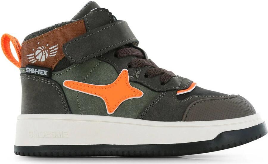 Shoesme leren sneakers donkerbruin