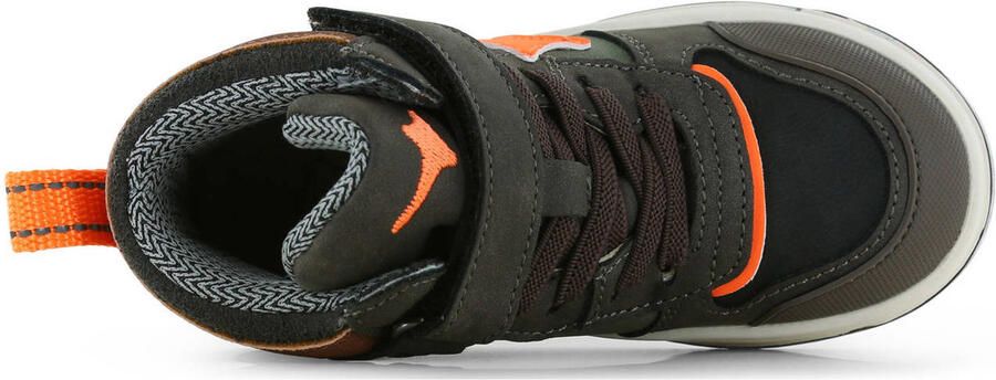 Shoesme leren sneakers donkerbruin - Foto 3