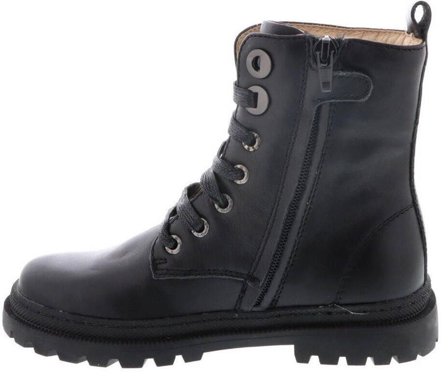 Shoesme Nt21w005 Veterboots Laarzen Met Veters Meisjes Kids Zwart - Foto 3