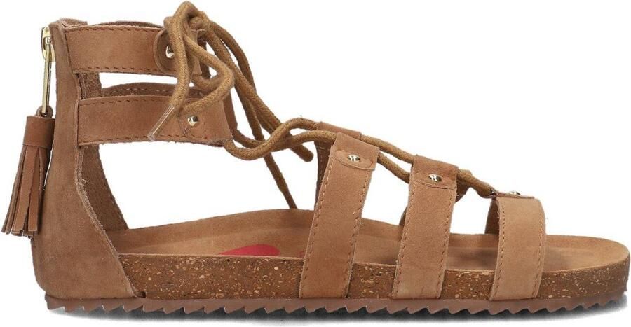 Shoesme suède sandalen cognac Bruin Meisjes Suede 31