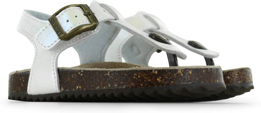 Shoesme sandalen metallic wit
