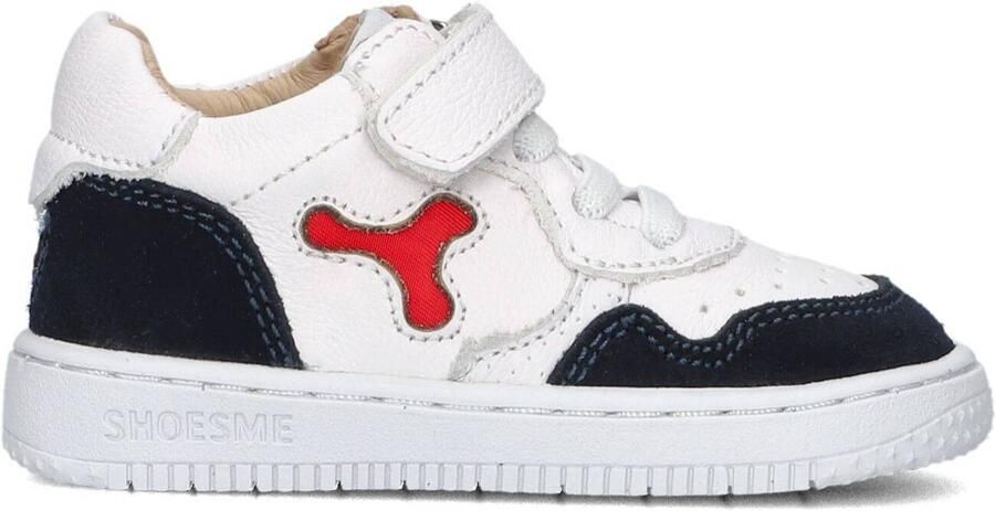 Shoesme Bn24s012 Lage sneakers Leren Sneaker Wit