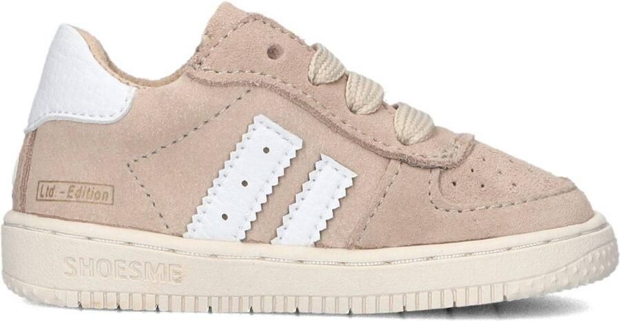 Shoesme Taupe Suède Sneakertje Sneakers Kinderen Unisex Taupe Suède
