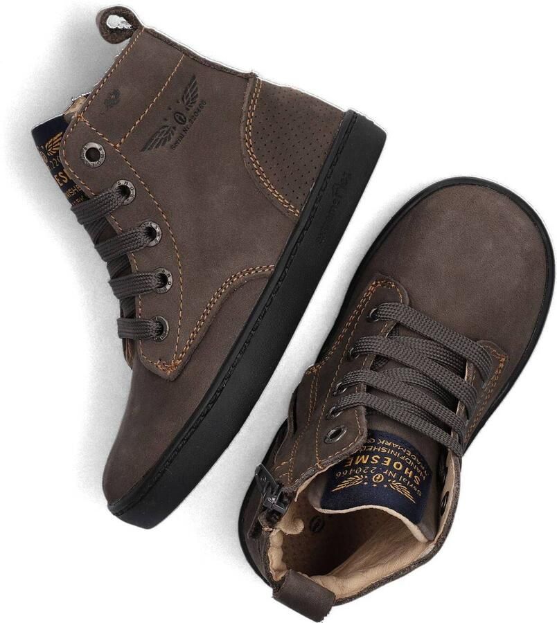 Shoesme Fl23w012 Hoge sneakers Jongens Bruin