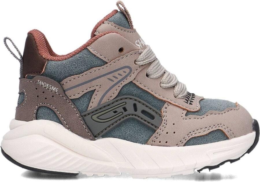 Shoesme Sneakers Taupe Blue Brown Sportvoering