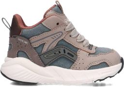 Shoesme Sneakers Taupe Blue Brown Sportvoering