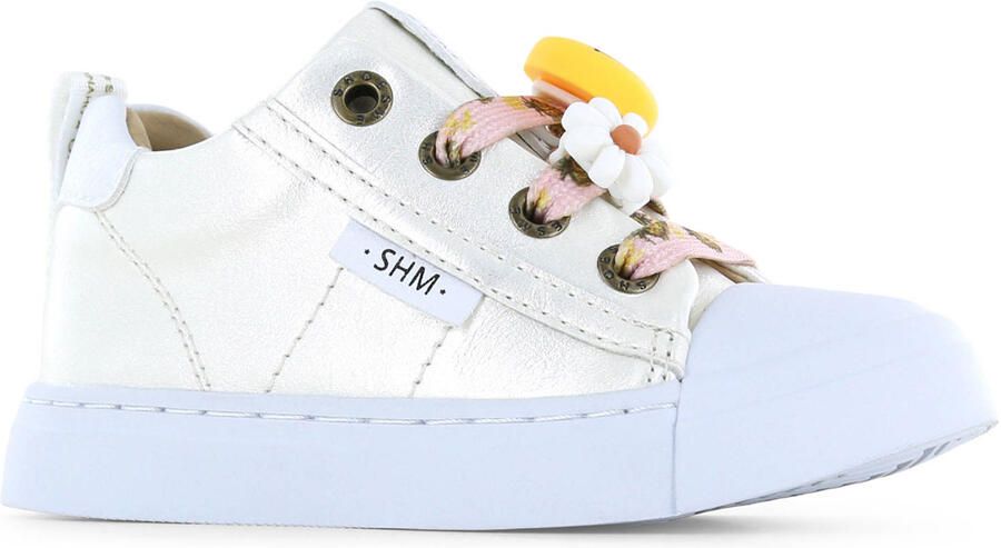 Shoesme Parelmoer Sneaker Sneakers Kinderen Meisjes PEARL Microfiber leer