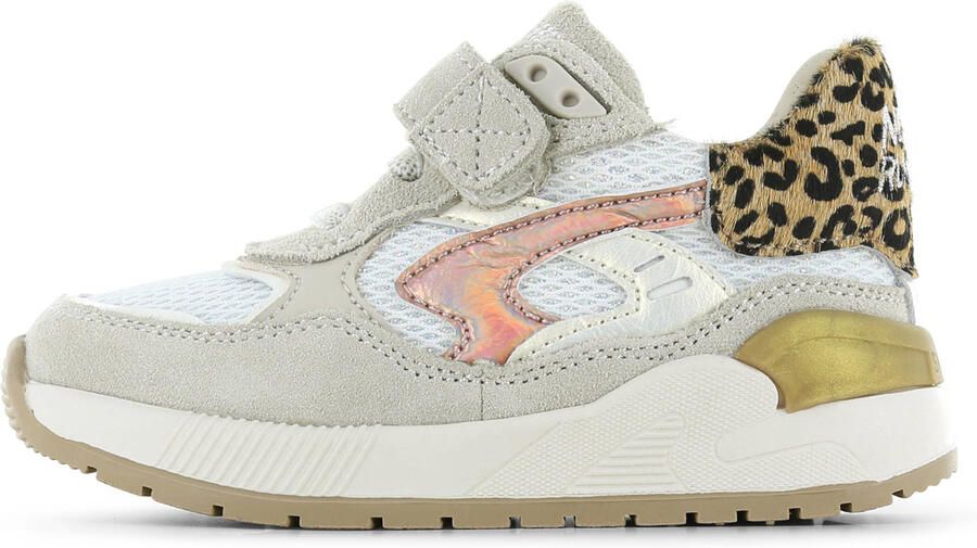 Shoesme sneakers taupe wit multi - Foto 3
