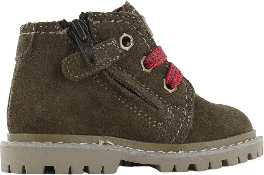 Shoesme suède enkelboots olijfgroen Enkelboot van - Foto 8