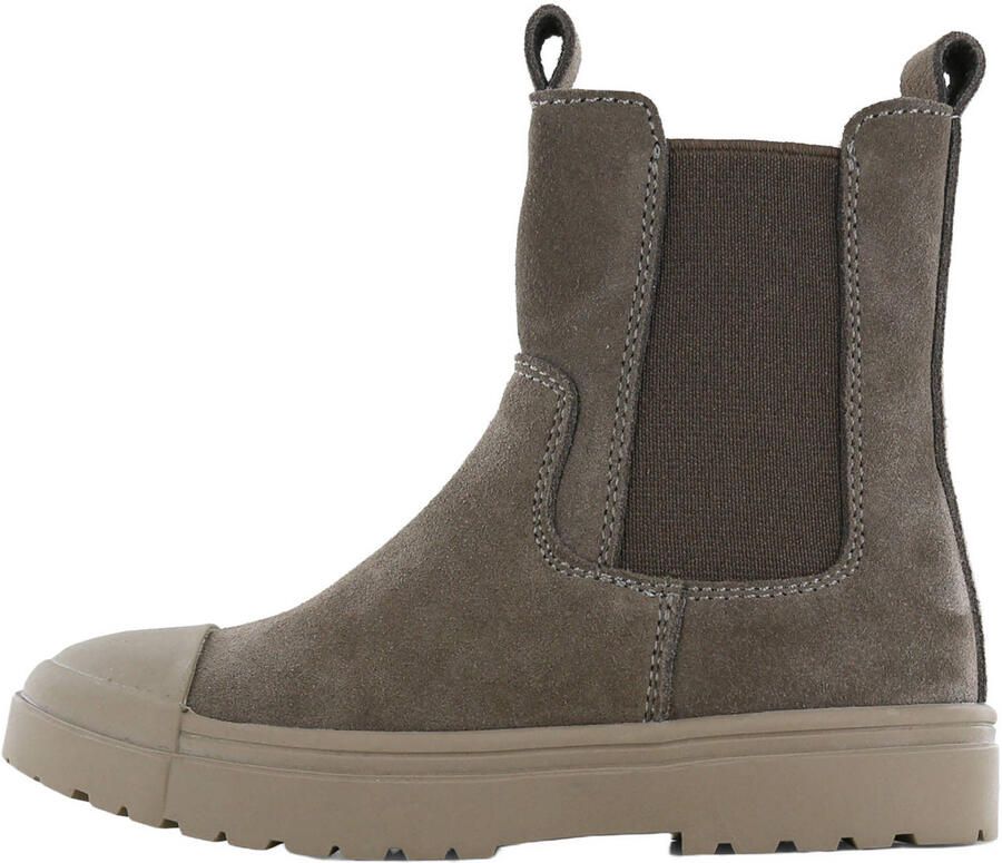 Shoesme suède enkelboots taupe
