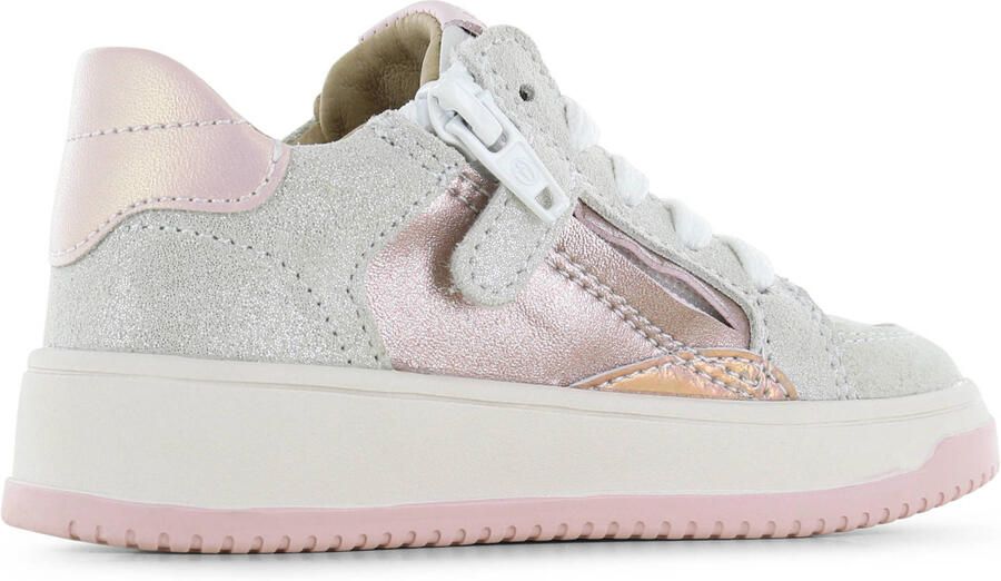 Shoesme Roze Sneaker Met Glitters Sneakers Kinderen Meisjes Beige Pink Glitter Pailletten - Foto 2