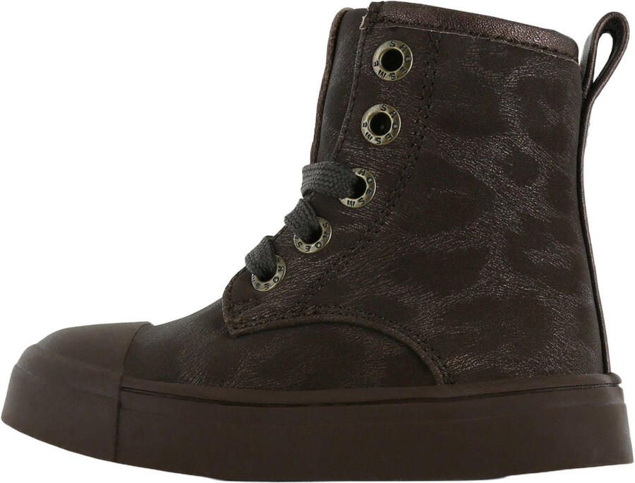 Shoesme suède sneakers donkerbruin