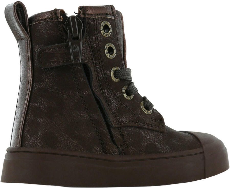 Shoesme suède sneakers donkerbruin - Foto 2