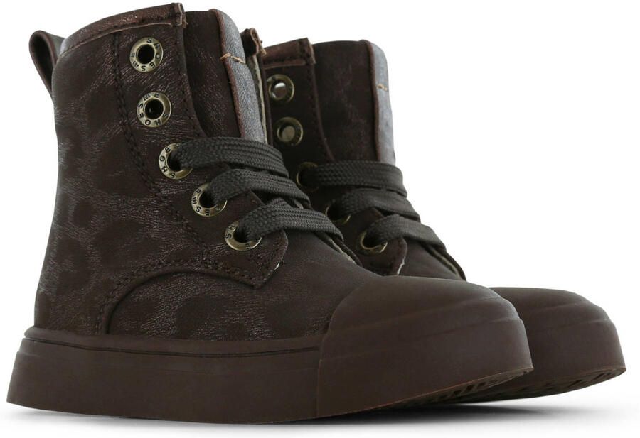 Shoesme suède sneakers donkerbruin - Foto 3