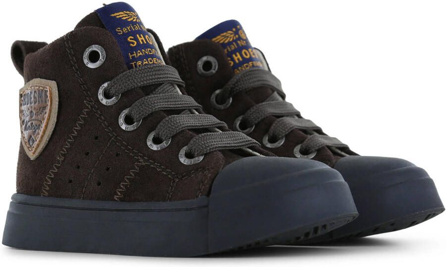 Shoesme suède sneakers donkerbruin - Foto 3