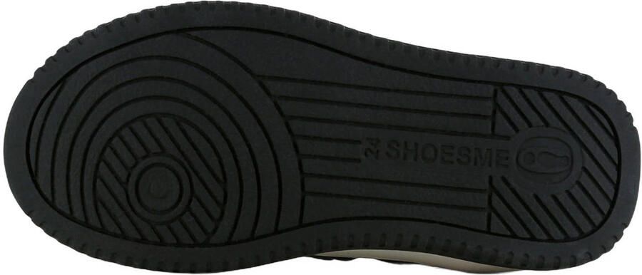 Shoesme suède sneakers donkerbruin zwart wit - Foto 3