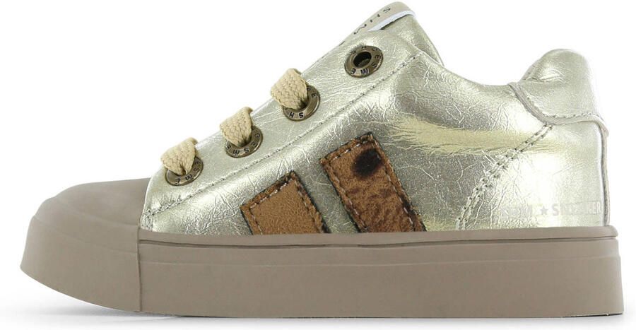 Shoesme suède sneakers goud