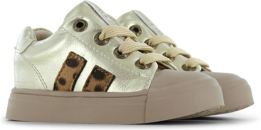 Shoesme suède sneakers goud - Foto 2