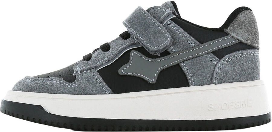Shoesme suède sneakers grijs zwart