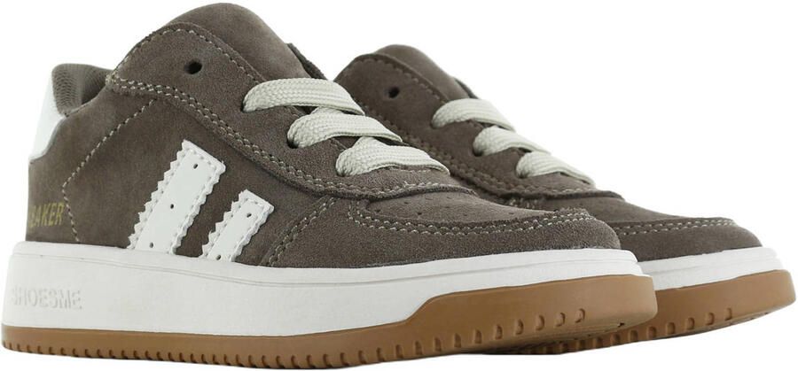 Shoesme suède sneakers kaki ecru - Foto 3