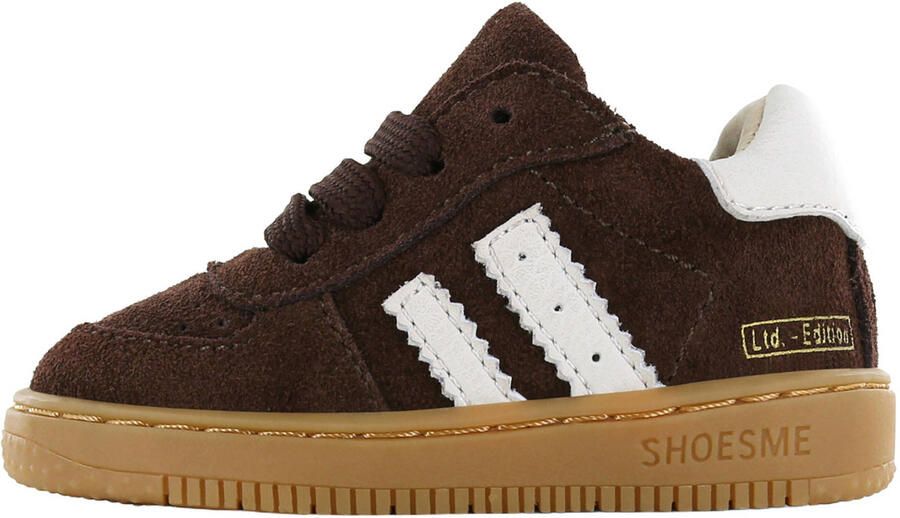 Shoesme Bruin Suède Sneakertje Sneakers Kinderen Unisex Brown Suède