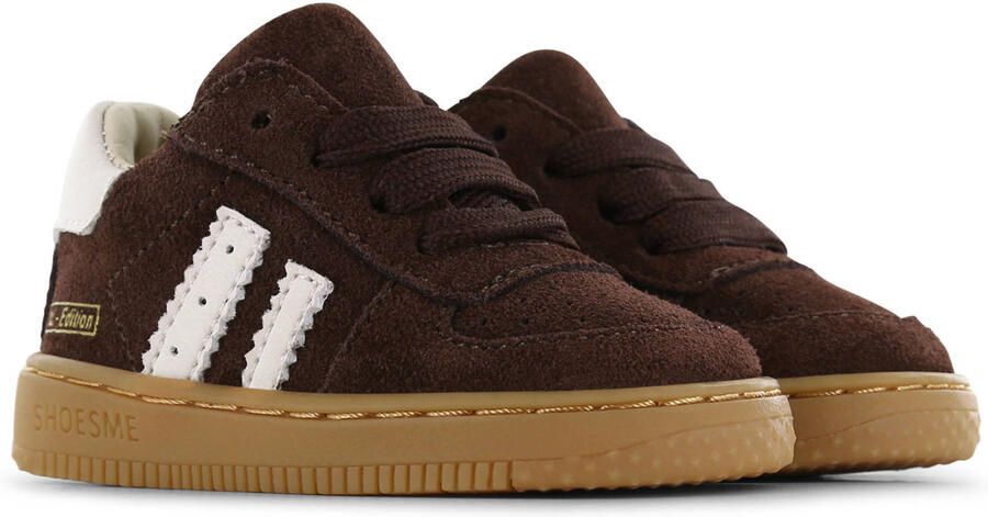 Shoesme Bruin Suède Sneakertje Sneakers Kinderen Unisex Brown Suède - Foto 3