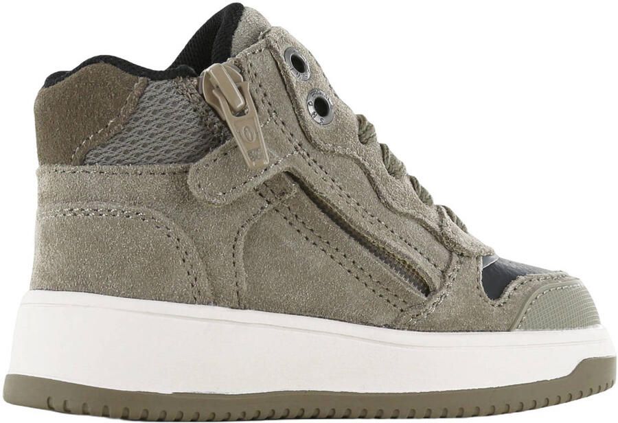 Shoesme suède sneakers taupe zwart - Foto 2