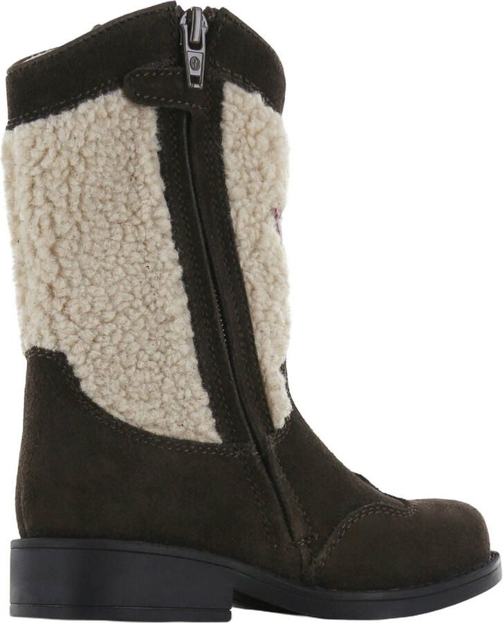Shoesme western suède teddy laarzen donkerbruin - Foto 6
