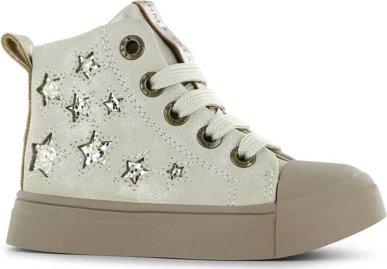 Shoesme Sh25w030 Sneakers Meisjes Leren Sneaker Beige