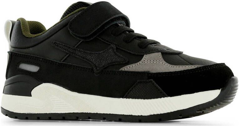 Shoesme sneakers zwart Jongens Imitatieleer Meerkleurig 28