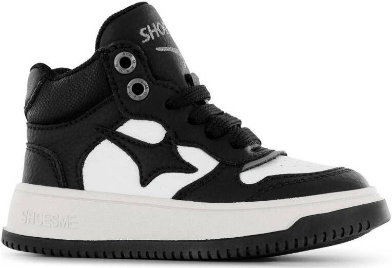 Shoesme sneakers zwart wit Jongens Imitatieleer Meerkleurig 30